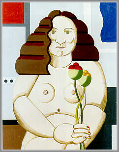 25. Léger maler Ewka nr.1. 50x65 cm. 1999. Akryl på lærred.j